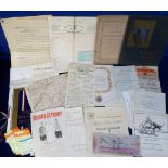 Ephemera, a large collection of ephemera of mixed age. Items of note are an Episcopal seal dated
