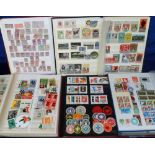 Poster stamps, a large collection of continental poster stamps contained in 5 stock books, many