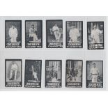 Cigarette cards, Ogden's Tabs, Our Leading Cricketers (set, 12 cards) (fair/gd)