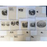 Ephemera, a fine selection of unused Victorian writing paper and message cards, some with envelopes,