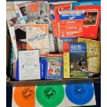 Football memorabilia, a large quantity of items 1940's onwards inc. various programmes, noted