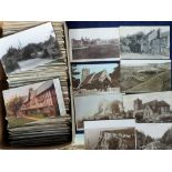 Postcards, a collection of approx 600 UK topographical cards, RP's and printed, many different
