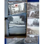 Postcards, a collection of approx 500 cards, all from English counties, RP's and printed inc.