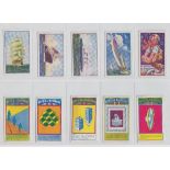 Trade cards, Goodwin's, part sets, Ships Series (14), Jokes Series (1), Optical Illusions (6), World