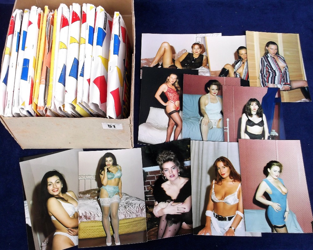 Glamour photographs, a collection of 500+ privately taken colour photographs, approx 6" x 4",