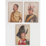 Trade cards, Colman's Mustard, Boer War Celebrities, playing card style, 3 cards, Gen Sir Redvers