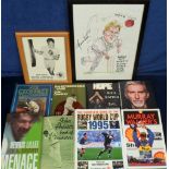 Sporting autographs, a collection of 13 signed books, mostly Autobiographies inc. Boycott, Alec