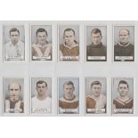 Cigarette cards, Gallaher, Famous Footballers, two sets, (Brown Back) (50 cards, gd) & (Green