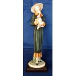 Collectables, Giuseppe Armani figurine of a lady with a dog 'Misty' made by Florence (boxed vg) (1)