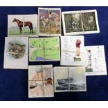 Cigarette cards, Player's, a collection of 7 'L' size sets, Golf, Championship Golf Courses, Cats,