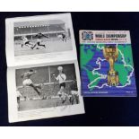 Football, World Cup 1966, Autograph, Original World Cup Final programme neatly signed to team line-