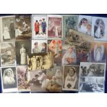 Postcards, Red Cross, a collection of 22 cards all featuring Red Cross nurses, mainly WW1 inc. RP's,