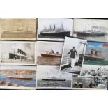 Postcards, Shipping, RP's & printed, Commercial, coastal shipping to ocean liner's inc. P&O, Cunard,