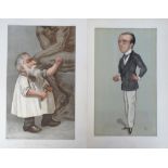 Ephemera, Vanity Fair prints 1869-1914, 23 different 'Men of the Arts' inc. writers, poets,