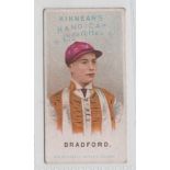 Cigarette card, Kinnear's, Jockeys (Different), small caption, type card, 'Bradford' (gd) (1)