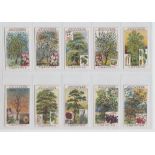 Cigarette cards, Gallaher, Woodland Tree Series (set, 100 cards) (gd/vg)