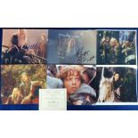 Cinema Autographs, Lord of The Rings, a good collection of signed coloured 8" x `10" photos, from
