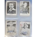 Trade cards, A&BC Gum, Footballers (Plain Back) 'XF' (set, 64 cards), Footballers (Football Quiz,