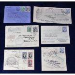 Postal history, Tin Can Mail, Tonga, Niuafoou, a collection of six covers all with stamps 7 sent