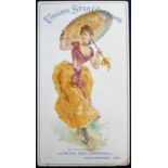 Tobacco issue, USA, Chas. Millhiser, another shop display advertising card for 'Virginia Star