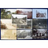 Postcards, Dorset, a small selection of 10 Bourton and district Dorset cards, RP's include Foundry