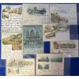 Postcards, Early period, a collection of approx 40 mostly court size cards of the UK by various