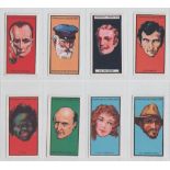 Cigarette cards, Boguslavsky, Conan Doyle Characters (black back) (set, 25 cards) (gd/vg)