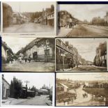 Postcards, Wiltshire, a selection of approx 46 cards of Wiltshire, the majority street scenes and
