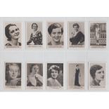 Cigarette cards, Greiling, The Most Beautiful Woman in the World, (set, 190 cards) (vg/ex)