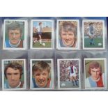 Trade cards, Top Sellers, Football 73, complete set of 371 cards plus 12 team badges (in pairs) & 36