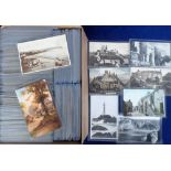 Postcards, Topographical selection of approx 660 cards, RP's and printed, with Cornwall (approx