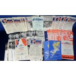 Ice Hockey programmes, a collection of approx 150 programmes 1950/59, mainly Wembley Lions but