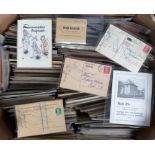 Ephemera, a large quantity of German related items inc. cards, booklets, documents, greetings,