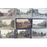 Postcards, Hertfordshire, a collection of 70+, good selection of town and village street scenes,