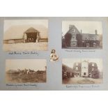 Photographs, a vintage album containing a collection of b/w photographs, all laid down, early 1900'