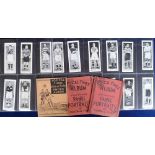 Trade cards, Football, Topical Times, Footballers, 3 sets all with albums but cards in sleeves, b/w,