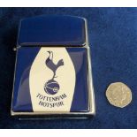 Football Memorabilia, Tottenham Hotspur, a table top lighter in metal and plastic with club badge