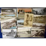 Postcards, Foreign, a collection of 160+ cards of mainly Egypt with traders, ethnic, street
