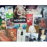 Postcards etc, Marilyn Monroe, a collection of 40+ modern postcards sold with a Movie Icon's book '