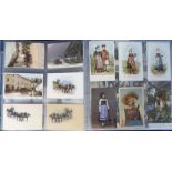 Postcards, Switzerland, a large collection of approx 480 Swiss costume cards from 26 Cantons, also