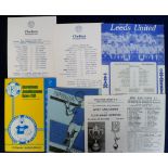 Football programmes, Tottenham Hotspur, folder containing a collection of 30+ away match programmes,