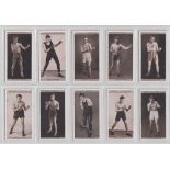 Cigarette cards, 2 sets, Franklyn, Davey & Co, Boxing (25 cards) & Ogden's, Pugilists in Action (