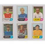 Trade cards, A&BC Gum, Footballers (Football Facts, 65-117) (set, 54 cards) (gd)