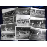 Football Press photo's, Brentford FC, a collection of 11 b/w press photo's all from games at