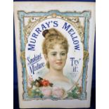 Tobacco issue, Murray's, large card shop display advert for 'Murray's Mellow Smoking Mixture',