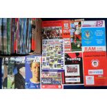 Football programmes, a collection of 60+ modern programmes inc. Portsmouth, Eastleigh, Winchester