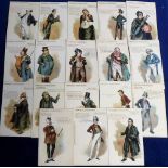 Postcards, a collection of 18 characters from Dickens cards, all published by Tuck and illustrated