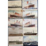 Postcards, Shipping, a good selection of approx 80 Merchant Shipping cards, mostly liners