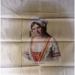 Tobacco silk, Anon, Actresses, type, Miss Christie MacDonald, premium size, approx 600mm x 600mm (