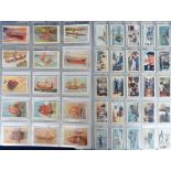 Cigarette cards, Naval, shipping & the sea, a good collection of 25+ sets, various manufacturers and